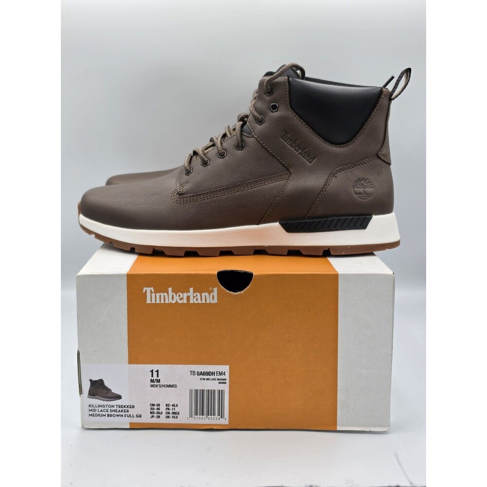 Timberland Killington Trekker Mid Brown Boots Sneaker Leather Men's Size 11